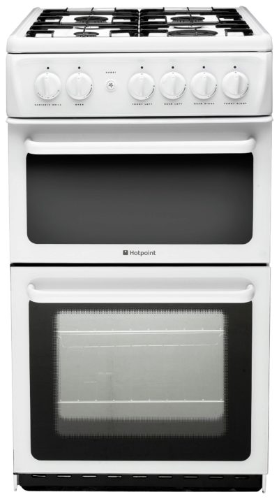 Hotpoint - HAG51P - Gas Cooker - White